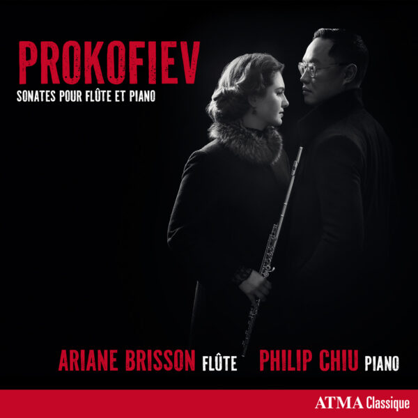 Couverture ACD2 2884 Prokofiev : Sonates pour flûte et piano Ariane Brisson; Philip Chiu