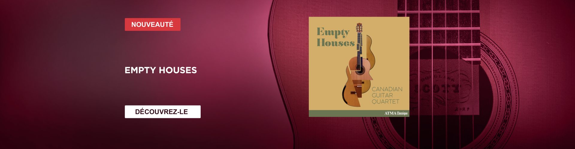 Bannière Empty Houses Album